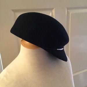 📦 DONATED 📦 Sonoma Black Felt Cap with Front Brim